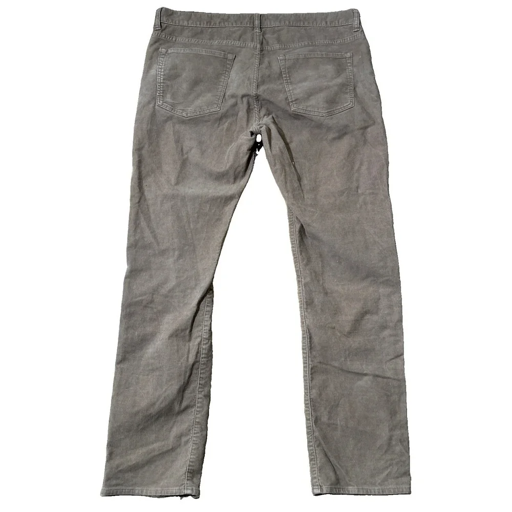 J.Crew Pants Men's 36x32 (36x31) Brown 484 Stretch Corduroy Classic Casual